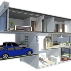 Proyecto Prado I - Corte vertical - Residencias Cumbres 2015 - VYDSA